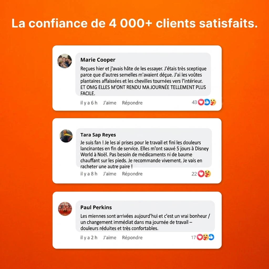 Semelles Vitalune Slim - Soutien de la voûte plantaire