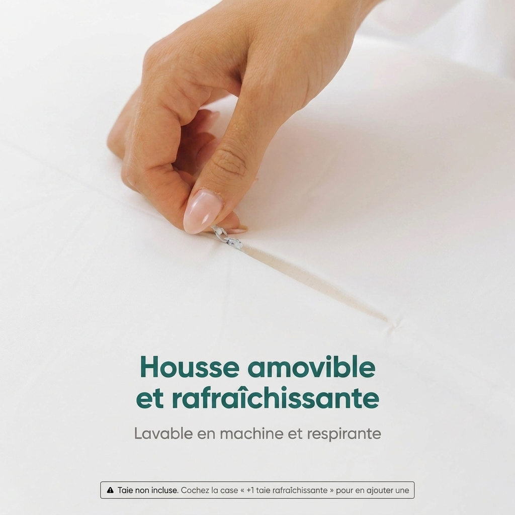 Oreiller Vitalune™ – Soutien ergonomique & alignement cervical