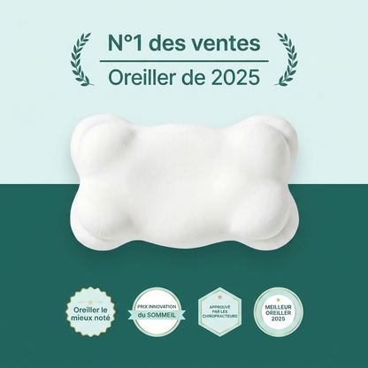 Oreiller Vitalune™ – Soutien ergonomique & alignement cervical